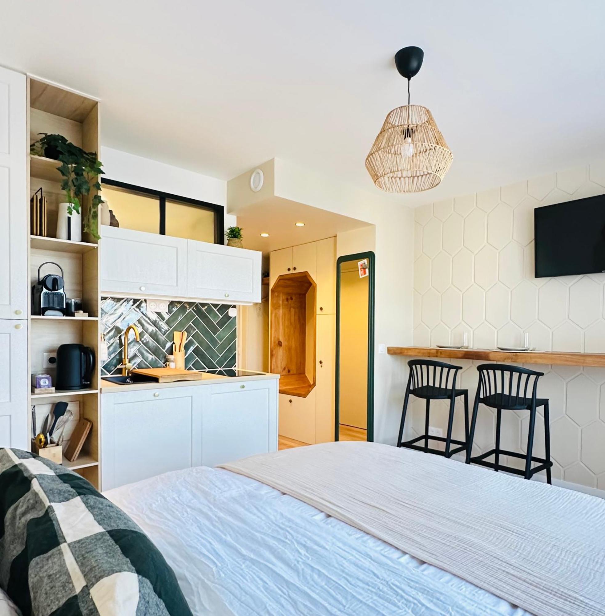 L'Emeraude - Superbe Studio Tout Equipe + Parking Metz Dış mekan fotoğraf